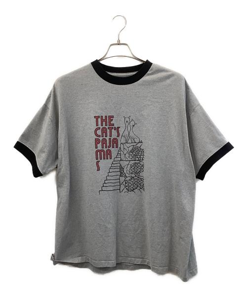 F/CE.（エフシーイー）F/CE. (エフシーイー) CAT RINGER T-SHIRT グレー サイズ:Sの古着・服飾アイテム