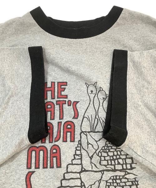 F/CE.（エフシーイー）F/CE. (エフシーイー) CAT RINGER T-SHIRT グレー サイズ:Sの古着・服飾アイテム