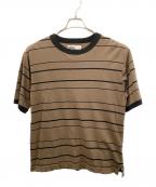 MHLエムエイチエル）の古着「半袖カットソー」｜ブラウン