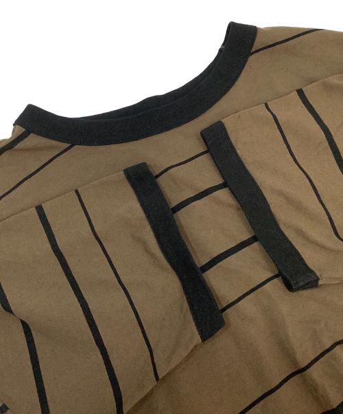 MHL（エムエイチエル）MHL (エムエイチエル) 半袖カットソー ブラウン サイズ:Lの古着・服飾アイテム