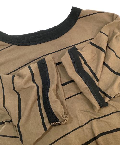 MHL（エムエイチエル）MHL (エムエイチエル) 半袖カットソー ブラウン サイズ:Lの古着・服飾アイテム