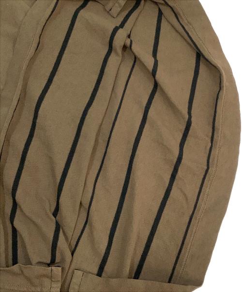 MHL（エムエイチエル）MHL (エムエイチエル) 半袖カットソー ブラウン サイズ:Lの古着・服飾アイテム