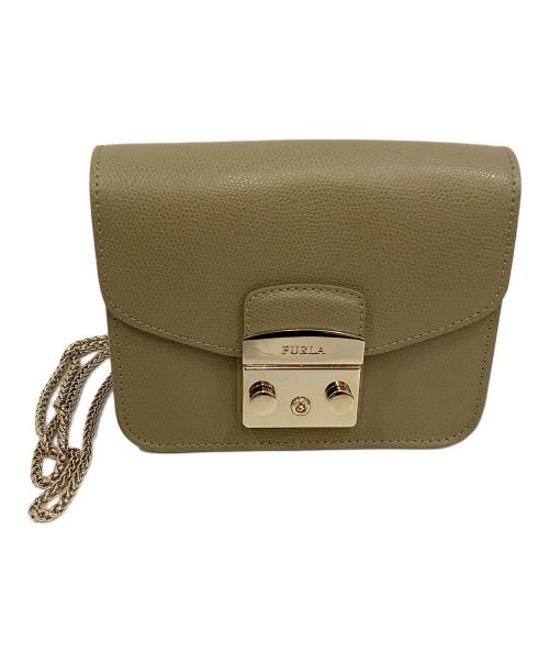FURLA（フルラ）FURLA (フルラ) チェーンショルダーバッグ オリーブの古着・服飾アイテム
