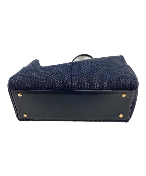 印傳屋（インデンヤ）印傳屋 (インデンヤ) ボストンバッグ ネイビーの古着・服飾アイテム