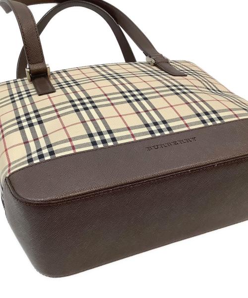 BURBERRY（バーバリー）BURBERRY (バーバリー) ノバチェックトートバッグ ベージュの古着・服飾アイテム