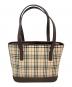 BURBERRY (バーバリー) ノバチェックトートバッグ ベージュ：32000円