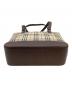 中古・古着 BURBERRY (バーバリー) ノバチェックトートバッグ ベージュ：32000円