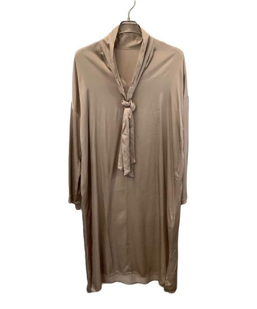 Whim Gazette（ウィムガゼット）Whim Gazette (ウィムガゼット) 長袖ワンピース ベージュ サイズ:Freeの古着・服飾アイテム