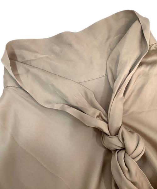 Whim Gazette（ウィムガゼット）Whim Gazette (ウィムガゼット) 長袖ワンピース ベージュ サイズ:Freeの古着・服飾アイテム