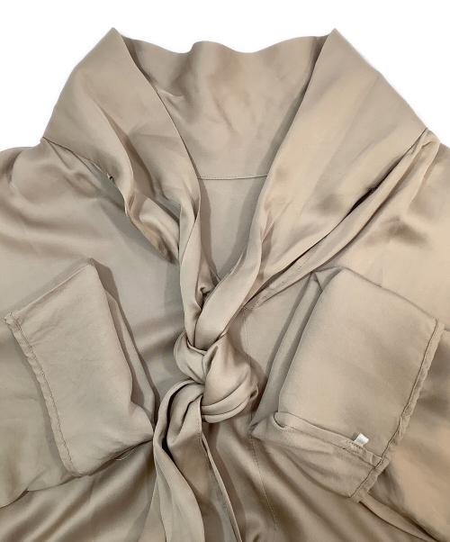 Whim Gazette（ウィムガゼット）Whim Gazette (ウィムガゼット) 長袖ワンピース ベージュ サイズ:Freeの古着・服飾アイテム