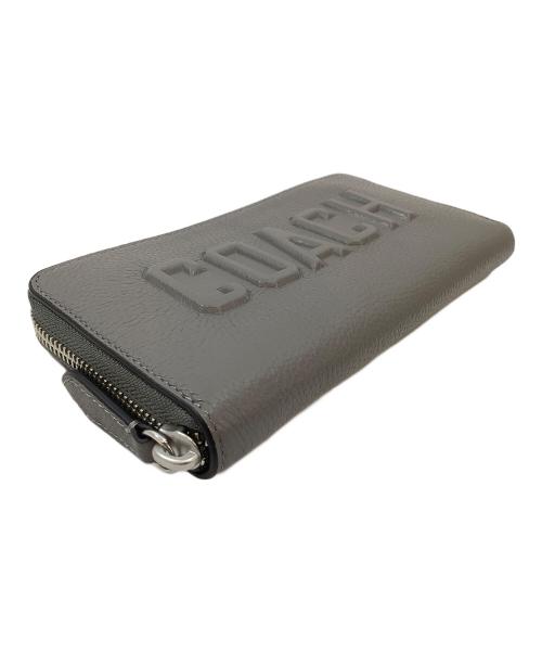 COACH（コーチ）COACH (コーチ) アコーディオン ウォレット・コーチ グラフィック グレーの古着・服飾アイテム