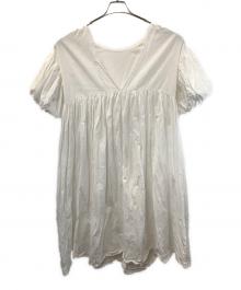 Sea Room lynn（シールームリン）の古着「半袖ワンピース」｜ホワイト