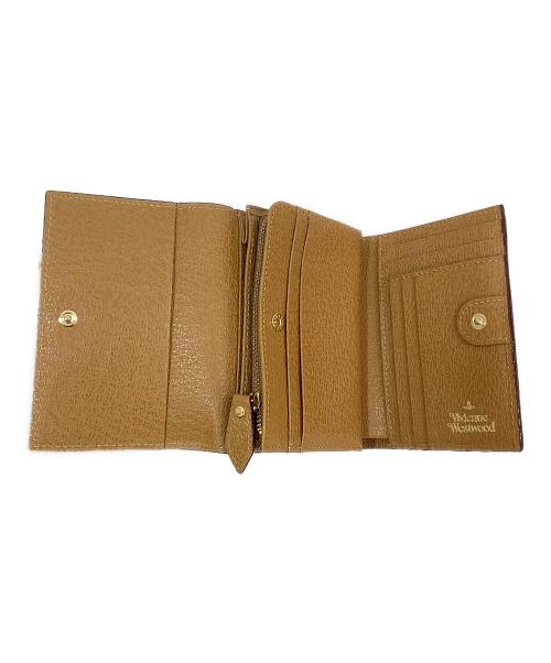 Vivienne Westwood（ヴィヴィアンウエストウッド）Vivienne Westwood (ヴィヴィアンウエストウッド) 2つ折り財布 ブラウンの古着・服飾アイテム
