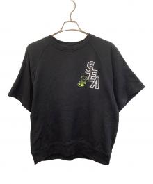 WIND AND SEA（ウィンダンシー）の古着「半袖スウェット」｜ブラック
