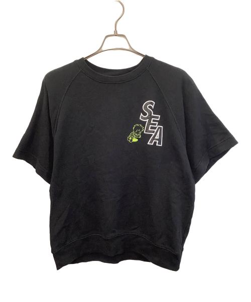 WIND AND SEA（ウィンダンシー）WIND AND SEA (ウィンダンシー) 半袖スウェット ブラック サイズ:Lの古着・服飾アイテム