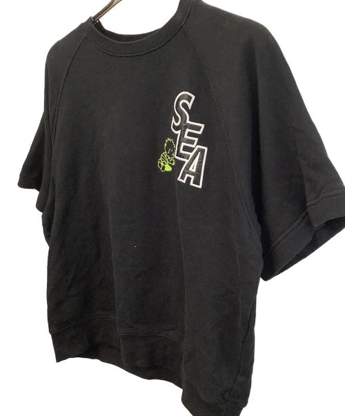 WIND AND SEA（ウィンダンシー）WIND AND SEA (ウィンダンシー) 半袖スウェット ブラック サイズ:Lの古着・服飾アイテム