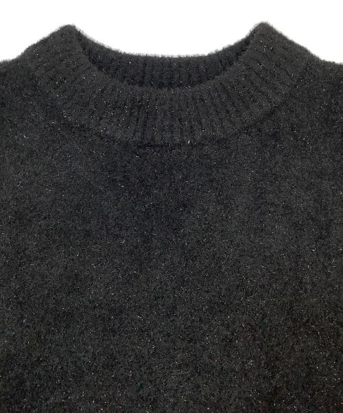 MECRE（メクル）MECRE (メクル) 厚手ニット ブラック サイズ:Fの古着・服飾アイテム