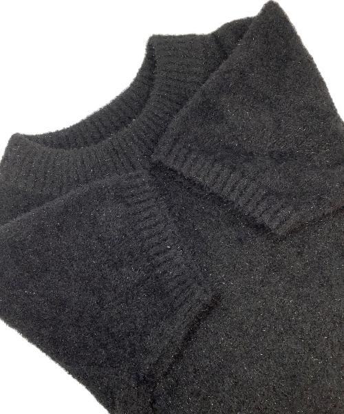 MECRE（メクル）MECRE (メクル) 厚手ニット ブラック サイズ:Fの古着・服飾アイテム