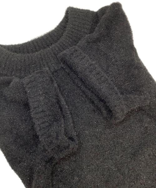 MECRE（メクル）MECRE (メクル) 厚手ニット ブラック サイズ:Fの古着・服飾アイテム