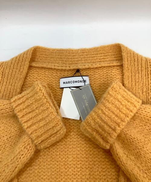 MARCOMONDE（マルコモンド）MARCOMONDE (マルコモンド) 厚手カーディガン オレンジ サイズ:Free 未使用品の古着・服飾アイテム
