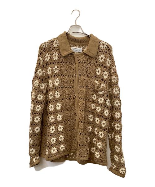 JOURNAL STANDARD relume（ジャーナルスタンダード レリューム）JOURNAL STANDARD relume (ジャーナルスタンダード レリューム) 厚手カーディガン ベージュ サイズ:Lの古着・服飾アイテム