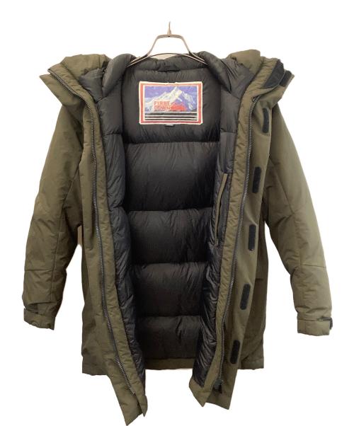 FIRST DOWN（ファーストダウン）FIRST DOWN (ファーストダウン) ダウンジャケット カーキ サイズ:Mの古着・服飾アイテム