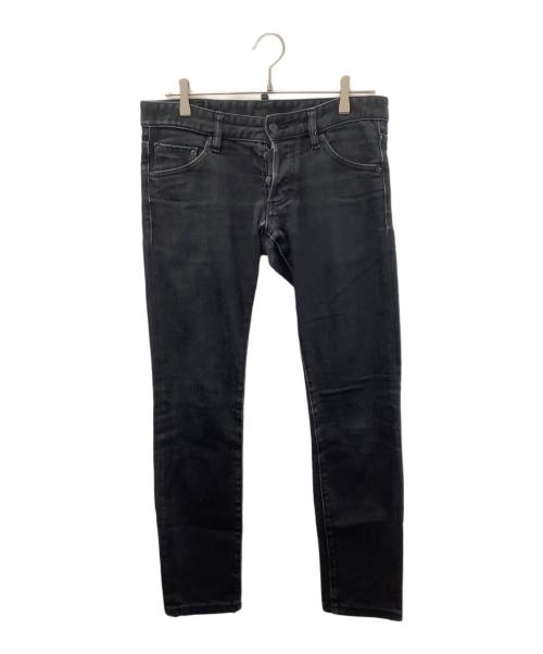 DSQUARED2（ディースクエアード）DSQUARED2 (ディースクエアード) デニムパンツ ブラック サイズ:46の古着・服飾アイテム