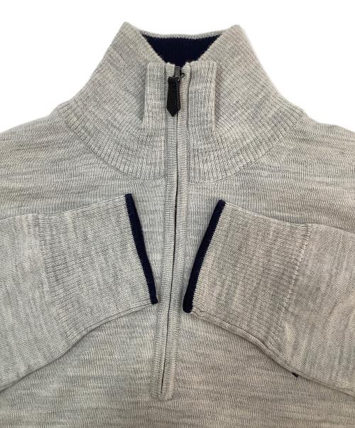 BURBERRY BLACK LABEL（バーバリーブラックレーベル）BURBERRY BLACK LABEL (バーバリーブラックレーベル) 薄手ニット ライトグレー サイズ:Lの古着・服飾アイテム