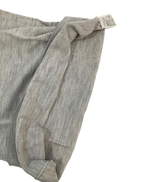 BURBERRY BLACK LABEL（バーバリーブラックレーベル）BURBERRY BLACK LABEL (バーバリーブラックレーベル) 薄手ニット ライトグレー サイズ:Lの古着・服飾アイテム