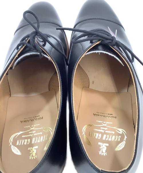 SCOTCH GRAIN（スコッチグレイン）SCOTCH GRAIN (スコッチグレイン) ストレートチップシューズ ブラック サイズ:25.5cmの古着・服飾アイテム