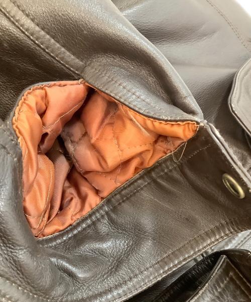 HARLEY-DAVIDSON（ハーレーダビッドソン）HARLEY-DAVIDSON (ハーレーダビッドソン) レザージャケット ブラウン サイズ:Mの古着・服飾アイテム