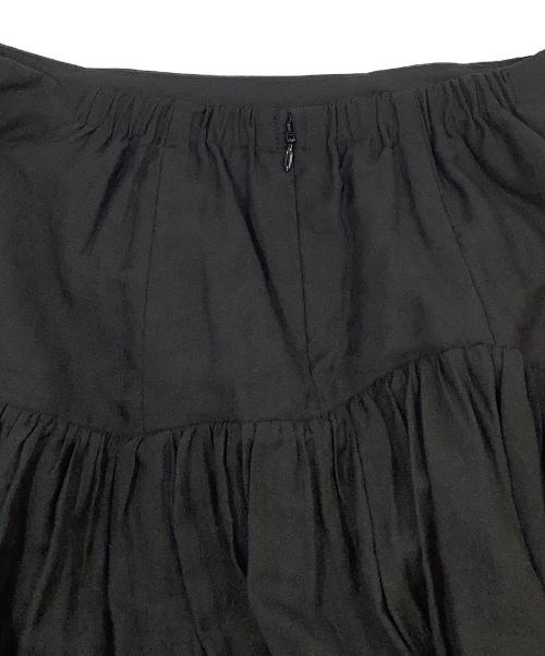 HER LIP TO（ハーリップトゥ）HER LIP TO (ハーリップトゥ) ロングスカート ブラック サイズ:M 未使用品の古着・服飾アイテム