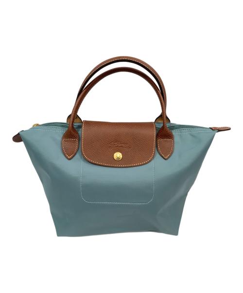 LONGCHAMP（ロンシャン）LONGCHAMP (ロンシャン) ハンドバッグ スカイブルーの古着・服飾アイテム