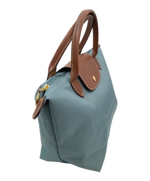 LONGCHAMP（ロンシャン）LONGCHAMP (ロンシャン) ハンドバッグ スカイブルーの古着・服飾アイテム