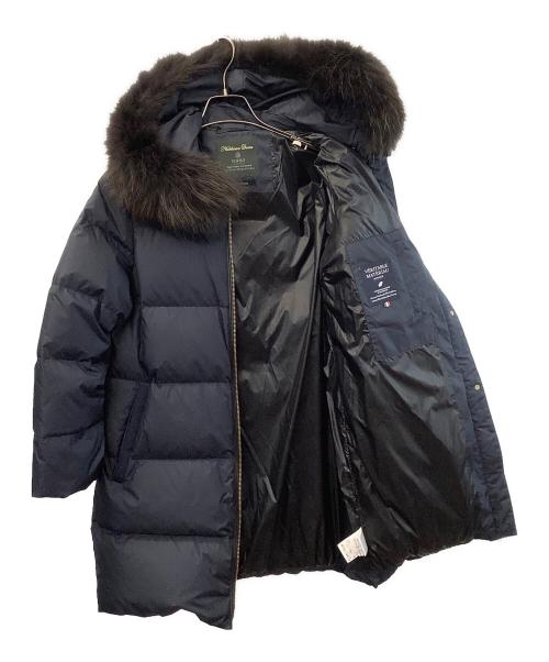 nano・universe（ナノ・ユニバース）nano・universe (ナノ・ユニバース) 西川ダウン (ニシカワダウン) ダウンコート ネイビー サイズ:38の古着・服飾アイテム