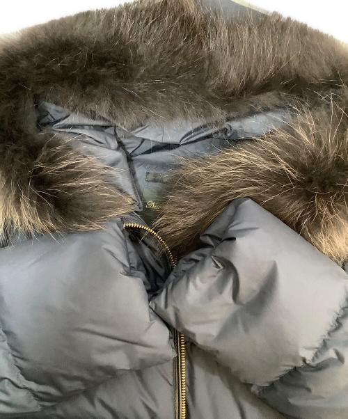 nano・universe（ナノ・ユニバース）nano・universe (ナノ・ユニバース) 西川ダウン (ニシカワダウン) ダウンコート ネイビー サイズ:38の古着・服飾アイテム