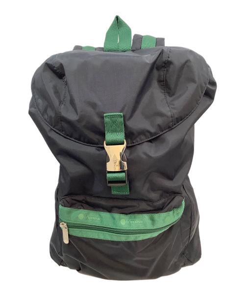 LeSportsac（レスポートサック）LeSportsac (レスポートサック) リュック ネイビー×グリーンの古着・服飾アイテム