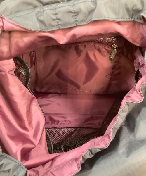 LeSportsac（レスポートサック）LeSportsac (レスポートサック) リュック ネイビー×グリーンの古着・服飾アイテム