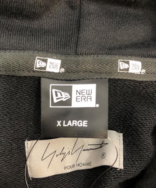 New Era（ニューエラ）New Era (ニューエラ) YOHJI YAMAMOTO (ヨウジヤマモト) パーカー ブラック サイズ:XLの古着・服飾アイテム