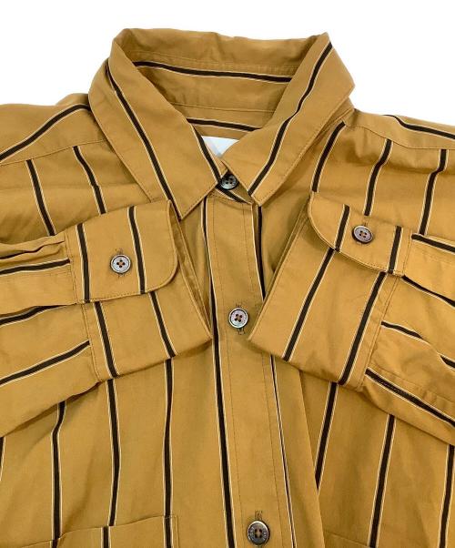 ticca（ティッカ）ticca (ティッカ) シャツワンピース ブラウン サイズ:Freeの古着・服飾アイテム