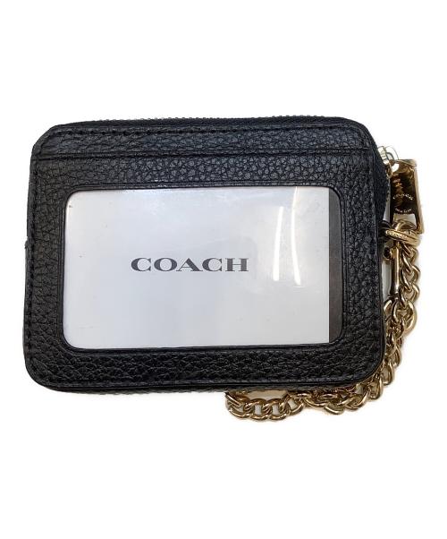 COACH（コーチ）COACH (コーチ) ジップカードケース ブラックの古着・服飾アイテム