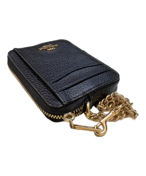 COACH（コーチ）COACH (コーチ) ジップカードケース ブラックの古着・服飾アイテム