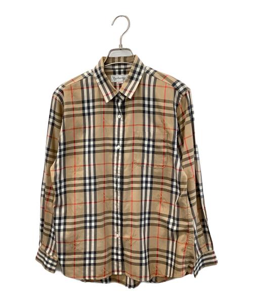 Burberry's（バーバリー）Burberry's (バーバリーズ) ノバチェックシャツ ベージュ サイズ:Mの古着・服飾アイテム