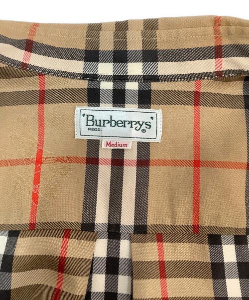 Burberry's（バーバリー）Burberry's (バーバリーズ) ノバチェックシャツ ベージュ サイズ:Mの古着・服飾アイテム