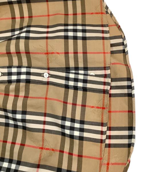 Burberry's（バーバリー）Burberry's (バーバリーズ) ノバチェックシャツ ベージュ サイズ:Mの古着・服飾アイテム
