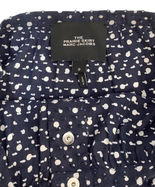 MARC JACOBS（マークジェイコブズ）MARC JACOBS (マークジェイコブス) フレアスカート ネイビー×ホワイトの古着・服飾アイテム