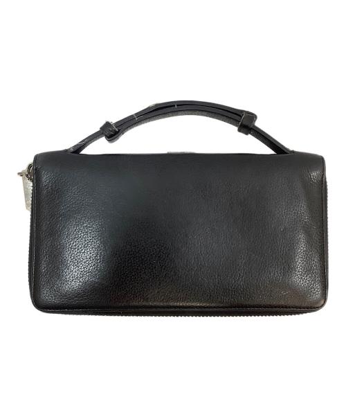 Christian Louboutin（クリスチャン・ルブタン）Christian Louboutin (クリスチャン・ルブタン) ラウンドジップ長財布 ブラックの古着・服飾アイテム