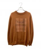 BLACK LABEL CRESTBRIDGEブラックレーベル クレストブリッジ）の古着「厚手ニット」｜ブラウン