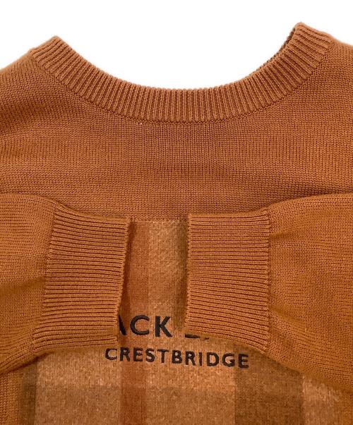 BLACK LABEL CRESTBRIDGE（ブラックレーベル クレストブリッジ）BLACK LABEL CRESTBRIDGE (ブラックレーベル クレストブリッジ) 厚手ニット ブラウン サイズ:Mの古着・服飾アイテム