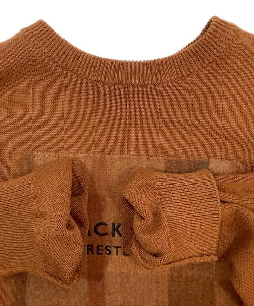 BLACK LABEL CRESTBRIDGE（ブラックレーベル クレストブリッジ）BLACK LABEL CRESTBRIDGE (ブラックレーベル クレストブリッジ) 厚手ニット ブラウン サイズ:Mの古着・服飾アイテム
